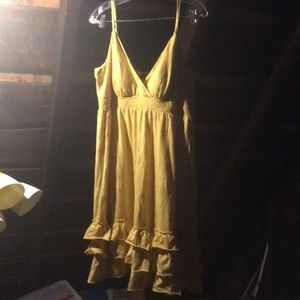 Summery yellow sundress